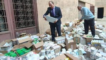 ضبط 4547 عبوة دواء بيطرى مخالفة فى حملة تفتيشية بالزقازيق