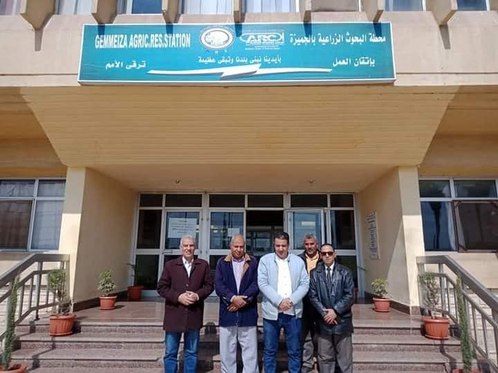 رئيس «المحطات البحثية» يتفقد محطة البحوث الزراعية بالجميزة