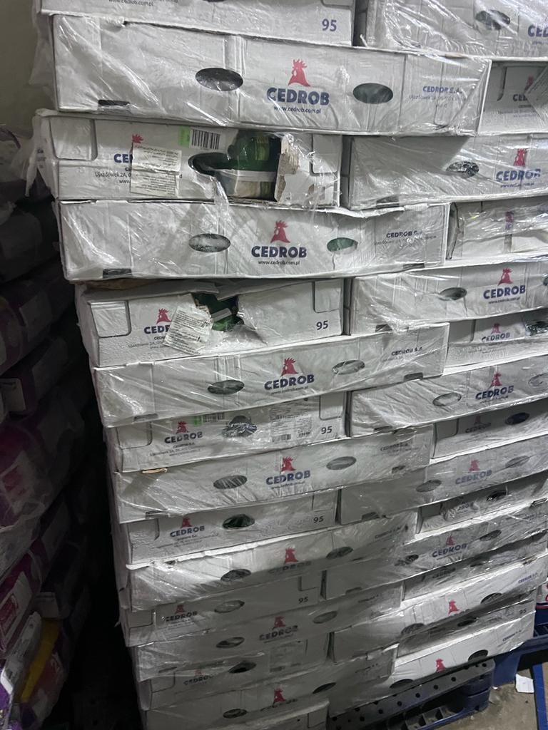 ضبط طن و 350 كيلو دواجن مجمدة منتهية الصلاحية الغربية
