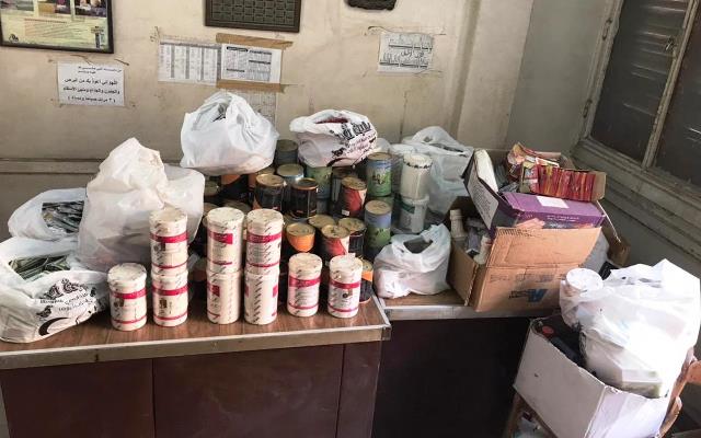 مصادرة عبوات أدوية بيطرية مجهولة المصدر في الغربية