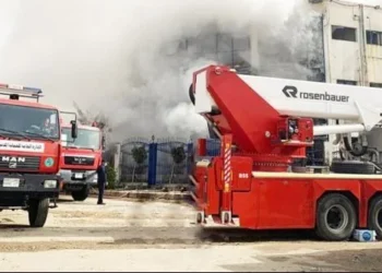 حريقٍ داخل مزرعة مواشي بمنطقة الحوامدية