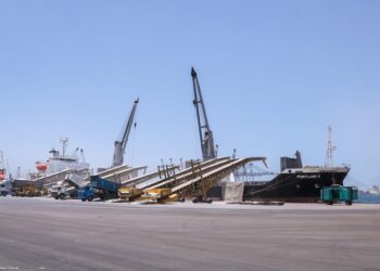 ميناء دمياط يستقبل 2505 طن ذرة و 1727 طن صويا