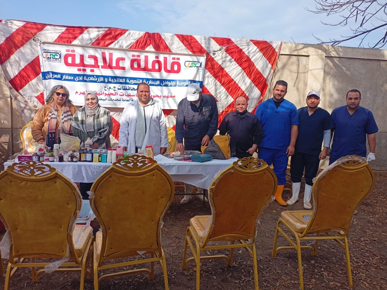 "التناسليات الحيوانية" ينفذ قافلة بيطرية مجانية لعلاج مواشي صغار المربين بالقليوبية 