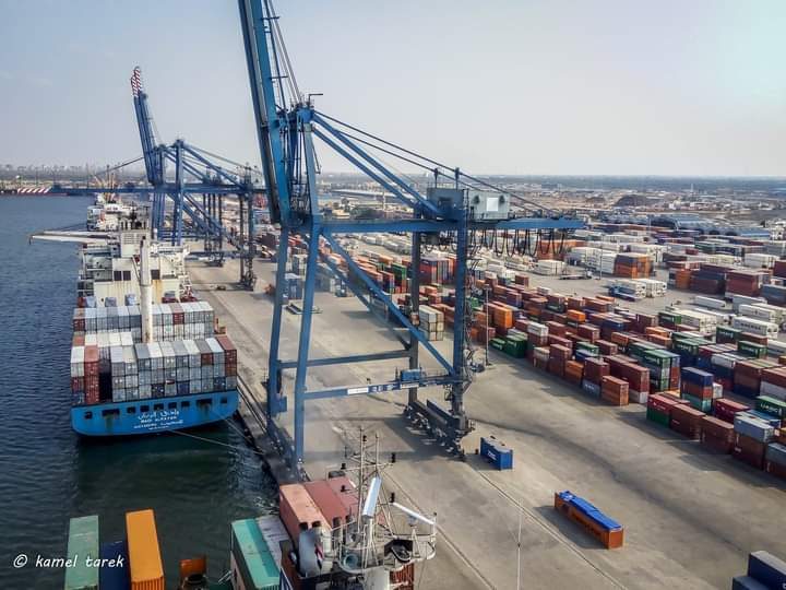 ميناء دمياط يستقبل 15300طن قمح