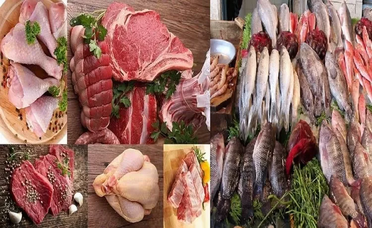 اللحوم الحمراء واللحوم البيضاء